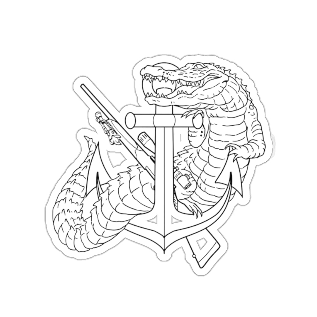 Twigg's Gator Logo Sticker