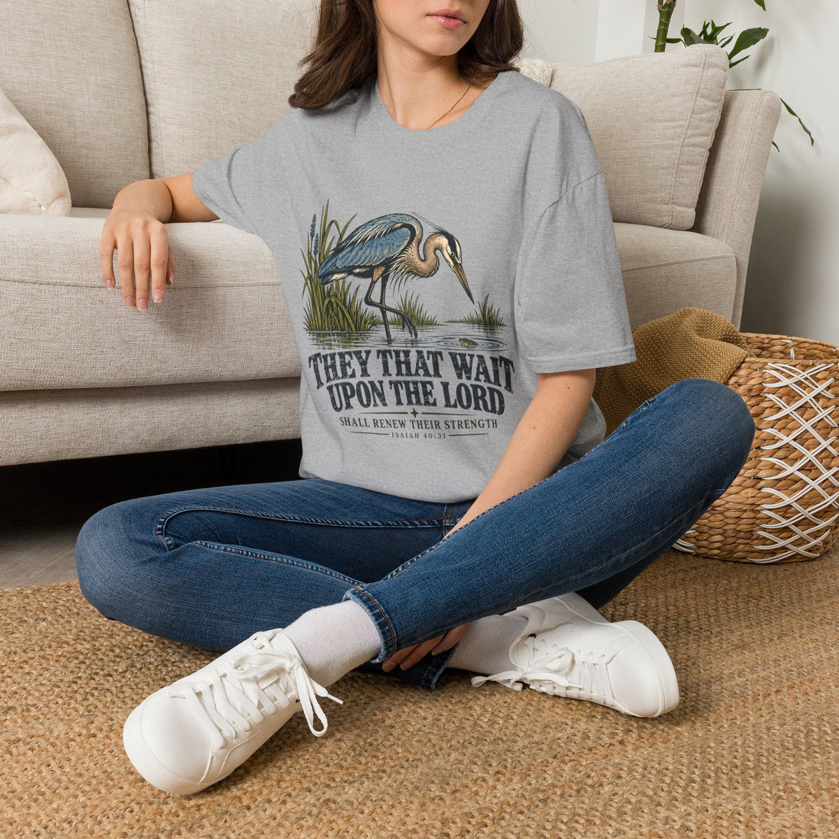 They That Wait Cotton Tee
