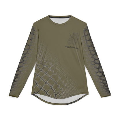 Hooked on Gator Hunting Long Sleeve Green