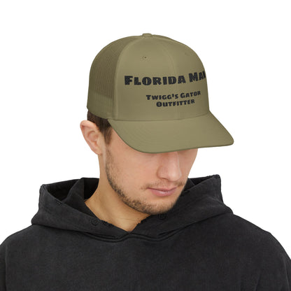 Florida Man Snapback Trucker Cap