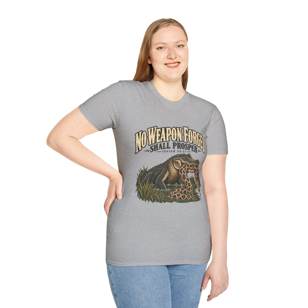 Alligator No Weapon Forged Cotton Tee