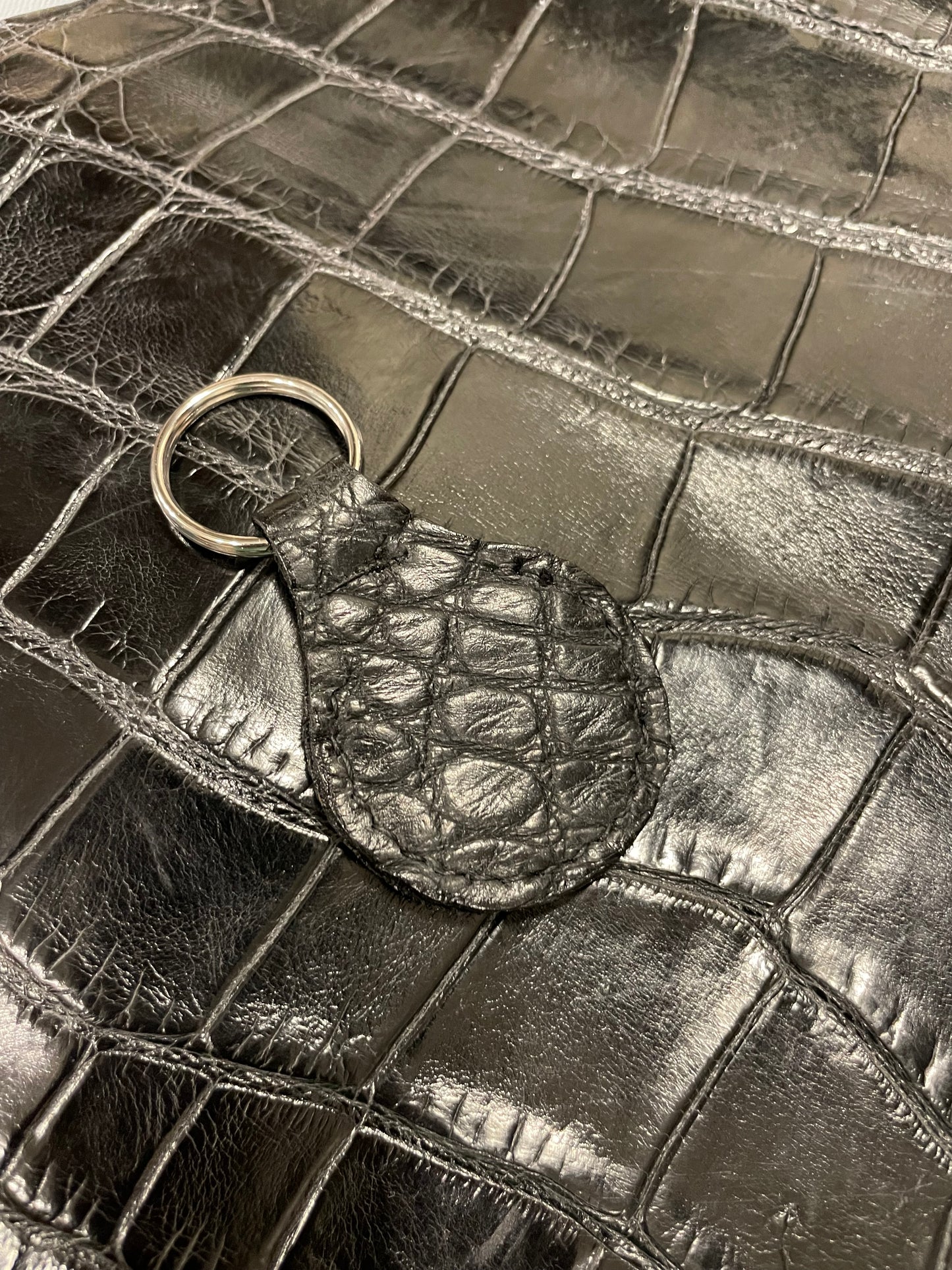 Alligator Skin Keychain