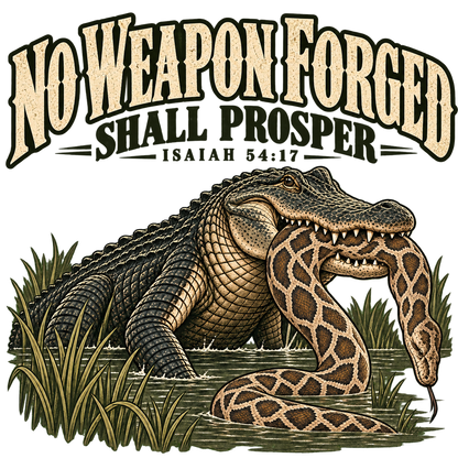 Alligator No Weapon Forged Cotton Tee