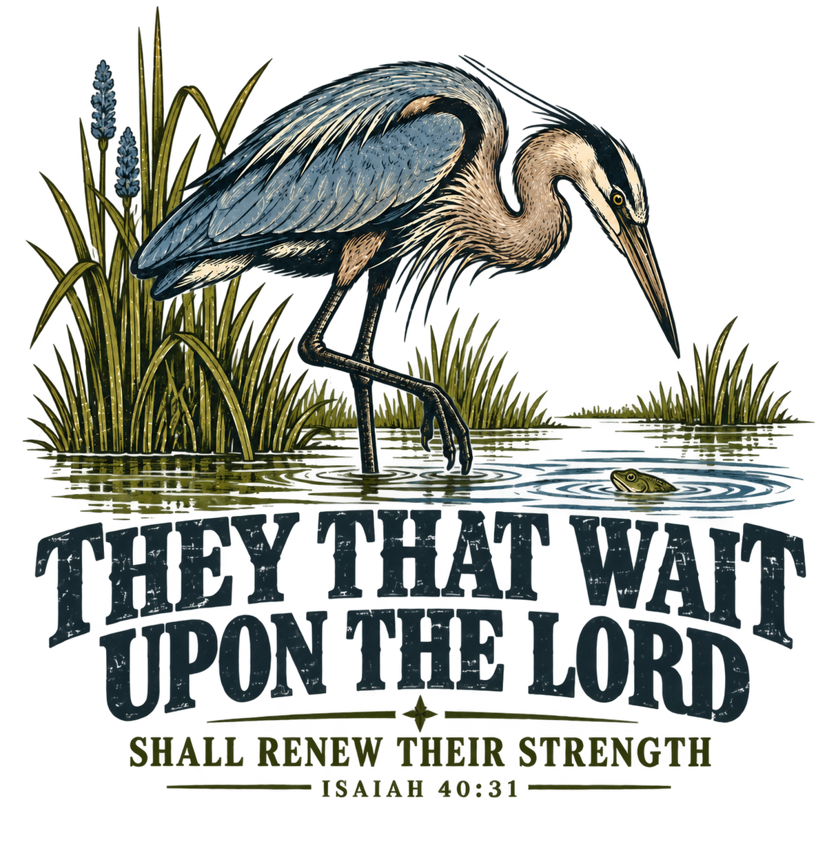 They That Wait Cotton Tee