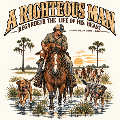 A Righteous Man Cotton Tee