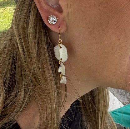 Alligator Scute Earrings