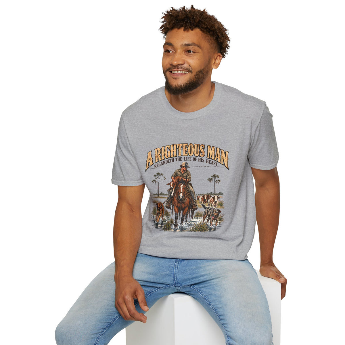 A Righteous Man Cotton Tee