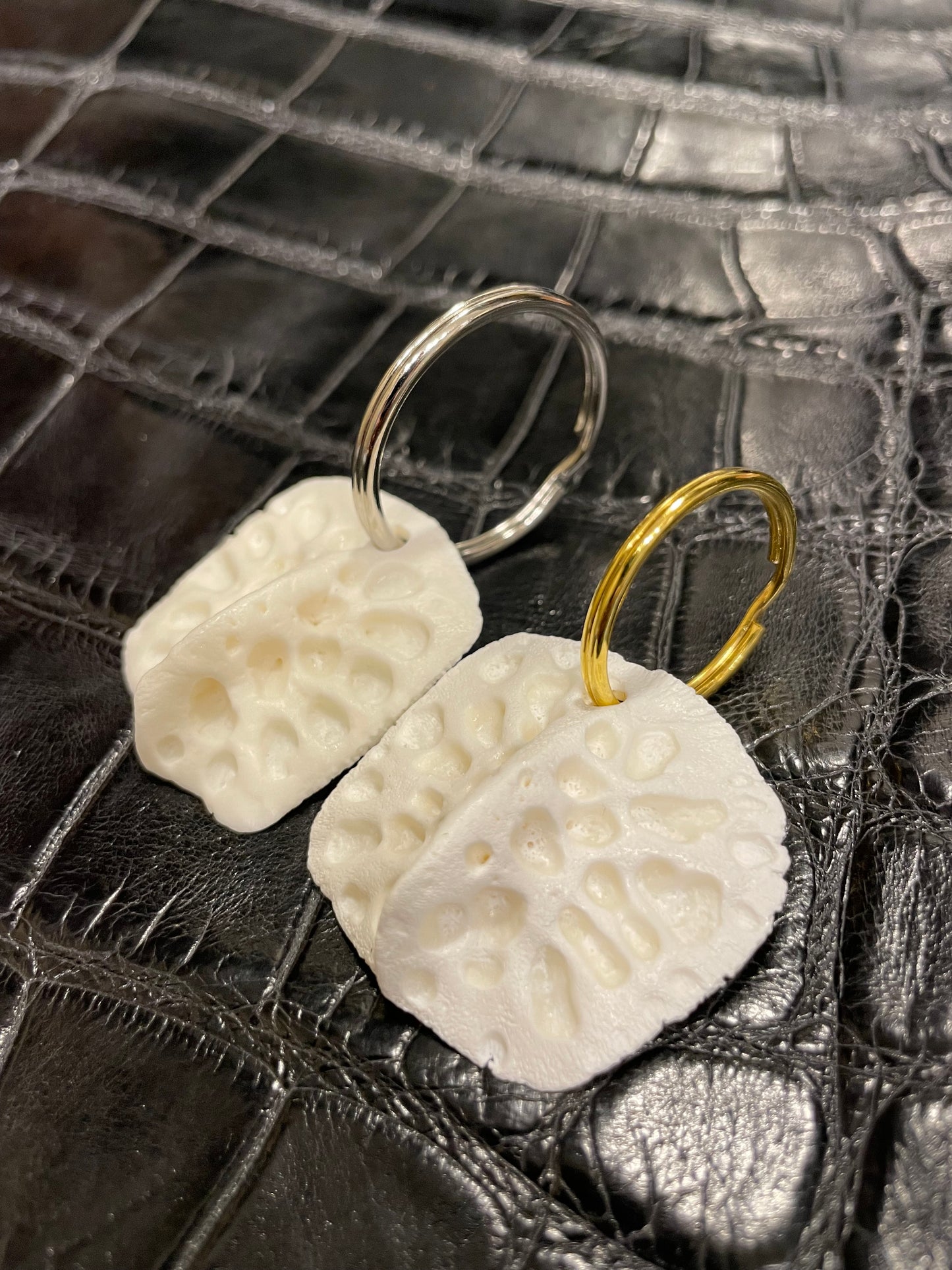 Alligator Scute Keychains