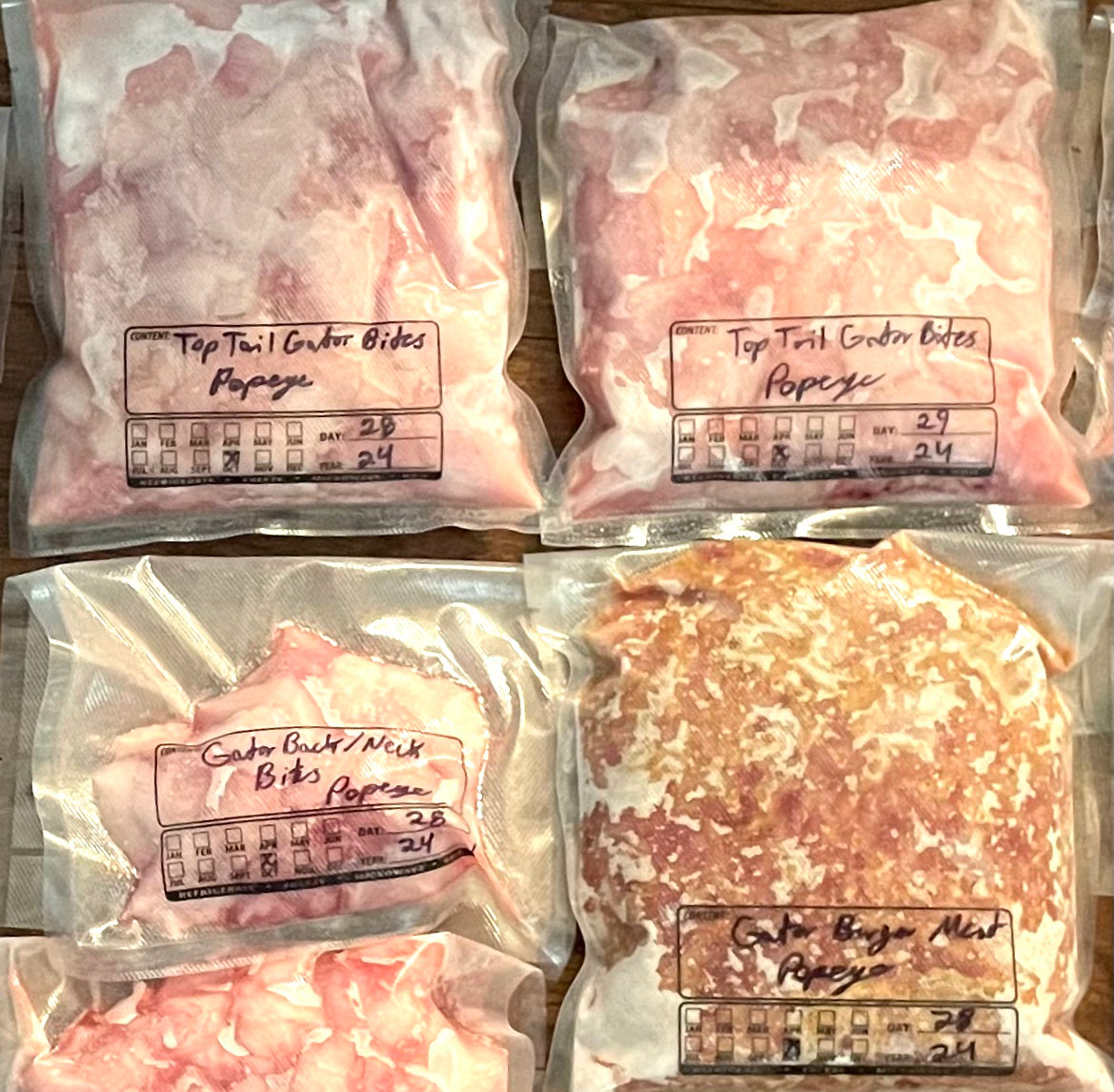 Alligator Meat Processing